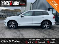 USED 2014 14 VOLKSWAGEN TOUAREG 3.0 V6 R-LINE TDI BLUEMOTION TECHNOLOGY 5d 202 BHP FULL SERVICE HISTORY, 2 KEYS, BOOK PACK, FRESH SERVICE + 12M MOT WITHIN THE SALE