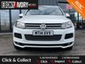 USED 2014 14 VOLKSWAGEN TOUAREG 3.0 V6 R-LINE TDI BLUEMOTION TECHNOLOGY 5d 202 BHP FULL SERVICE HISTORY, 2 KEYS, BOOK PACK, FRESH SERVICE + 12M MOT WITHIN THE SALE