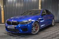 USED 2020 20 BMW M5 4.4 M5 COMPETITION 4d 617 BHP TAN INTERIOR, HUGE SPEC, REAR ENTERTAINMENT, COMFORT PACK, DRIVE ASSIST PACK, PARK PACK, CARBON SPOILER AND DIFFUSER, 12 MONTH WARRANTY
