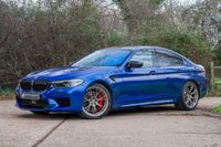 USED 2020 20 BMW M5 4.4 M5 COMPETITION 4d 617 BHP TAN INTERIOR, HUGE SPEC, REAR ENTERTAINMENT, COMFORT PACK, DRIVE ASSIST PACK, PARK PACK, CARBON SPOILER AND DIFFUSER, 12 MONTH WARRANTY