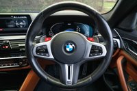USED 2020 20 BMW M5 4.4 M5 COMPETITION 4d 617 BHP TAN INTERIOR, HUGE SPEC, REAR ENTERTAINMENT, COMFORT PACK, DRIVE ASSIST PACK, PARK PACK, CARBON SPOILER AND DIFFUSER, 12 MONTH WARRANTY