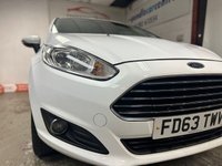 USED 2014 63 FORD FIESTA 1.0 ZETEC 5d 79 BHP LOW RATE FINANCE AVAILABLE +  FREE12 MONTH RAC MEMBERSHIP + RAC PLATINUM WARRANTY INCLUDED