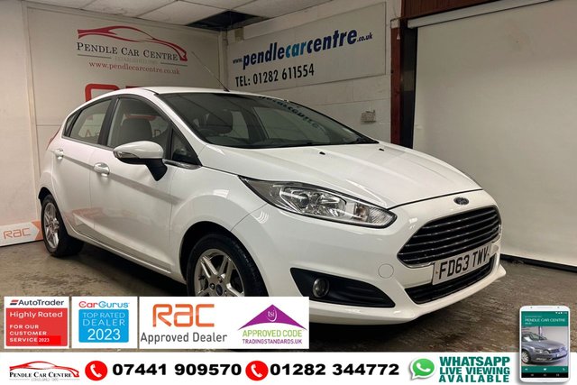 2014 63 Ford Fiesta 1.0 ZETEC 5d 79 BHP