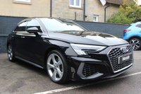 USED 2020 S AUDI A3 1.5 SPORTBACK TFSI S LINE MHEV 5d 148 BHP Apple Carplay & Android Auto, Full Black Leather, Heated Front Seats, Rear Parking Camera, Bang & Olufsen Sound System