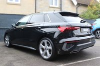 USED 2020 S AUDI A3 1.5 SPORTBACK TFSI S LINE MHEV 5d 148 BHP Apple Carplay & Android Auto, Full Black Leather, Heated Front Seats, Rear Parking Camera, Bang & Olufsen Sound System