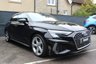 USED 2020 S AUDI A3 1.5 SPORTBACK TFSI S LINE MHEV 5d 148 BHP Apple Carplay & Android Auto, Full Black Leather, Heated Front Seats, Rear Parking Camera, Bang & Olufsen Sound System