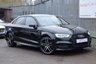 USED 2017 67 AUDI A3 2.0 TFSI QUATTRO BLACK EDITION 4d 188 BHP VIRTUAL DASH - B&O SOUND - 19" - ELECTRIC SEATS - CRUISE CONTROL