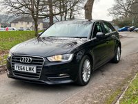 USED 2014 64 AUDI A3 2.0 SPORTBACK TDI QUATTRO SPORT 5d 182 BHP 