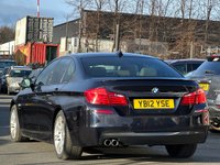 USED 2012 12 BMW 5 SERIES 2.0 520D M SPORT 4d 181 BHP FRONT AND REAR PARKING SENSORS +  FRONT HEATED SEATS +  FULL LEATHER TRIM +  ELECTRIC SEATS ADJUSTMENT +  CRUISE CONTROL +  DUAL ZONE CLIMATE CONTROL +  BLUETOOTH +  SAT NAVIGATION +  KEY LESS START +  PRIVACY GLASS +  18 INCH ALLOY WHEELS +