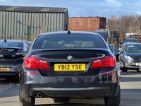 USED 2012 12 BMW 5 SERIES 2.0 520D M SPORT 4d 181 BHP FRONT AND REAR PARKING SENSORS +  FRONT HEATED SEATS +  FULL LEATHER TRIM +  ELECTRIC SEATS ADJUSTMENT +  CRUISE CONTROL +  DUAL ZONE CLIMATE CONTROL +  BLUETOOTH +  SAT NAVIGATION +  KEY LESS START +  PRIVACY GLASS +  18 INCH ALLOY WHEELS +