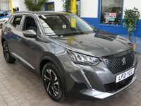 USED 2021 21 PEUGEOT 2008 1.5 BLUEHDI ALLURE S/S 5d 109 BHP ANDROID APPLE CARPLAY REAR VIEW CAMERA PARKING SENSORS 1 OWNER SERVICE HISTORY PEUGEOT WARRANTY JUNE 2024