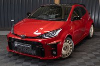USED 2021 21 TOYOTA YARIS GR-Y CIRCUIT 3d 257 BHP FULL PPF, OZ WHEELS, EXPOSED CARBON ROOF, MILLTEK EXHAUST, CARBON MUD FLAPS, LEATHER STEERING WHEEL, LEATHER GEARSTICK AND HANDBRAKE. ABSOLUTELY THE BEST YARIS GR ON THE MARKET.