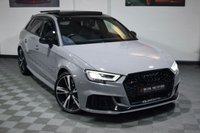 USED 2019 69 AUDI RS3 2.5 RS 3 TFSI QUATTRO AUDI SPORT EDITION 5d 395 BHP PAN ROOF / GHOST / NARDO GREY