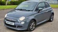 USED 2014 14 FIAT 500 1.2 S 3d 69 BHP PART LEATHER TRIM +  USB +  AUX +  CLIMATE CONTROL +  15" ALLOYS +  REAR TINTED WINDOWS +  HILL HOLDER +  TPMS +  MP3 CD-PLAYER +  &pound;35 ROAD TAX +
