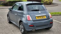 USED 2014 14 FIAT 500 1.2 S 3d 69 BHP PART LEATHER TRIM +  USB +  AUX +  CLIMATE CONTROL +  15" ALLOYS +  REAR TINTED WINDOWS +  HILL HOLDER +  TPMS +  MP3 CD-PLAYER +  &pound;35 ROAD TAX +