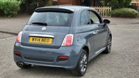 USED 2014 14 FIAT 500 1.2 S 3d 69 BHP PART LEATHER TRIM +  USB +  AUX +  CLIMATE CONTROL +  15" ALLOYS +  REAR TINTED WINDOWS +  HILL HOLDER +  TPMS +  MP3 CD-PLAYER +  &pound;35 ROAD TAX +