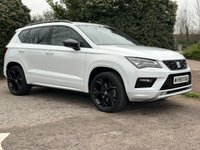 USED 2020 20 SEAT ATECA 2.0 TSI 4DRIVE FR BLACK EDITION DSG 5d 188 BHP BLACK LEATHER-DIGITAL COCKPIT