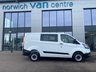 USED 2022 71 FORD TRANSIT CUSTOM 2.0 300 CREW VAN DAB BLUETOOTH EURO 6  ULEZ FREE  6 SEAT CREW VAN