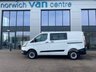 USED 2022 71 FORD TRANSIT CUSTOM 2.0 300 CREW VAN DAB BLUETOOTH EURO 6  ULEZ FREE  6 SEAT CREW VAN
