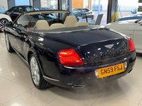 USED 2010 59 BENTLEY CONTINENTAL 6.0 GTC 2d 552 BHP FULL BENTLEY HISTORY 12 SRVS - DARK SAPPHIRE BLUE + LOW MILEAGE!