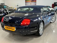 USED 2010 59 BENTLEY CONTINENTAL 6.0 GTC 2d 552 BHP FULL BENTLEY HISTORY 12 SRVS - DARK SAPPHIRE BLUE + LOW MILEAGE!