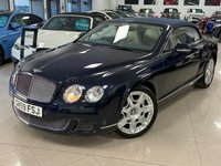 USED 2010 59 BENTLEY CONTINENTAL 6.0 GTC 2d 552 BHP FULL BENTLEY HISTORY 12 SRVS - DARK SAPPHIRE BLUE + LOW MILEAGE!