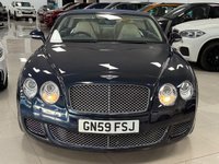 USED 2010 59 BENTLEY CONTINENTAL 6.0 GTC 2d 552 BHP FULL BENTLEY HISTORY 12 SRVS - DARK SAPPHIRE BLUE + LOW MILEAGE!