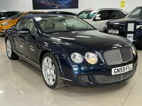 USED 2010 59 BENTLEY CONTINENTAL 6.0 GTC 2d 552 BHP FULL BENTLEY HISTORY 12 SRVS - DARK SAPPHIRE BLUE + LOW MILEAGE!