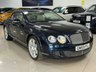 USED 2010 59 BENTLEY CONTINENTAL 6.0 GTC 2d 552 BHP FULL BENTLEY HISTORY 12 SRVS - DARK SAPPHIRE BLUE + LOW MILEAGE!