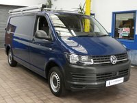 USED 2019 19 VOLKSWAGEN TRANSPORTER 2.0 T30 TDI P/V STARTLINE BMT 101 BHP LWB 3 SEATS BLUETOOTH PARK SENSORS ROOF RACK PIPE CARRIER SHELVING 1 OWNER SERVICE HISTORY