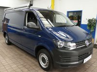 USED 2019 19 VOLKSWAGEN TRANSPORTER 2.0 T30 TDI P/V STARTLINE BMT 101 BHP LWB 3 SEATS BLUETOOTH PARK SENSORS ROOF RACK PIPE CARRIER SHELVING 1 OWNER SERVICE HISTORY