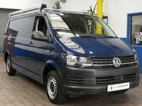 USED 2019 19 VOLKSWAGEN TRANSPORTER 2.0 T30 TDI P/V STARTLINE BMT 101 BHP LWB 3 SEATS BLUETOOTH PARK SENSORS ROOF RACK PIPE CARRIER SHELVING 1 OWNER SERVICE HISTORY