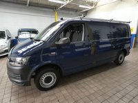 USED 2019 19 VOLKSWAGEN TRANSPORTER 2.0 T30 TDI P/V STARTLINE BMT 101 BHP LWB 3 SEATS BLUETOOTH PARK SENSORS ROOF RACK PIPE CARRIER SHELVING 1 OWNER SERVICE HISTORY