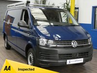 USED 2019 19 VOLKSWAGEN TRANSPORTER 2.0 T30 TDI P/V STARTLINE BMT 101 BHP LWB 3 SEATS BLUETOOTH PARK SENSORS ROOF RACK PIPE CARRIER SHELVING 1 OWNER SERVICE HISTORY