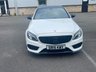 USED 2015 15 MERCEDES-BENZ C-CLASS 2.1 C220 BLUETEC AMG LINE 4d 170 BHP JUST HAD FULL SERVICE + MOT