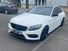 USED 2015 15 MERCEDES-BENZ C-CLASS 2.1 C220 BLUETEC AMG LINE 4d 170 BHP JUST HAD FULL SERVICE + MOT