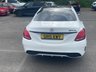 USED 2015 15 MERCEDES-BENZ C-CLASS 2.1 C220 BLUETEC AMG LINE 4d 170 BHP JUST HAD FULL SERVICE + MOT
