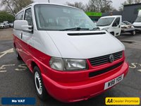 USED 2000 W VOLKSWAGEN CARAVELLE 2.5 TDI Variant SWB 8 Seater in red/white, 121,000 miles, full respray, new wheels, engine & gearbox overhaul, auto, A/C, Bluetooth. NO VAT! APPROVED CARS AND FINANCE ARE PLEASED TO OFFER THIS VOLKSWAGEN CARAVELLE 2.5 VARIANT 8STR SWB TDI 101 BHP IN RED AND WHITE , COMPLETE BODYWORK RESPRAY OF NEW PAINT IN  TWO TONE RED AND WHITE AND NEW WHEELS WITH A ENGINE AND GEARBOX OVERHAUL WITH 121,000 MILES AND A SERVICE HISTORY, 2 OWNER FROM NEW, WITH A GREAT SPEC SUCH AS A FULLY AUTOMATIC GEARBOX, BLUETOOTH CONNECTIVITY, AIR CONDITIONING, AFTERMARKET HEADUNIT, ELECTRIC WINDOWS, HEATED REAR SCREEN, POWER STEERING, STEEL WHEELS, CLOTH INTERIOR
