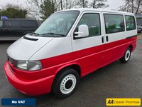 USED 2000 W VOLKSWAGEN CARAVELLE 2.5 TDI Variant SWB 8 Seater in red/white, 121,000 miles, full respray, new wheels, engine & gearbox overhaul, auto, A/C, Bluetooth. NO VAT! APPROVED CARS AND FINANCE ARE PLEASED TO OFFER THIS VOLKSWAGEN CARAVELLE 2.5 VARIANT 8STR SWB TDI 101 BHP IN RED AND WHITE , COMPLETE BODYWORK RESPRAY OF NEW PAINT IN  TWO TONE RED AND WHITE AND NEW WHEELS WITH A ENGINE AND GEARBOX OVERHAUL WITH 121,000 MILES AND A SERVICE HISTORY, 2 OWNER FROM NEW, WITH A GREAT SPEC SUCH AS A FULLY AUTOMATIC GEARBOX, BLUETOOTH CONNECTIVITY, AIR CONDITIONING, AFTERMARKET HEADUNIT, ELECTRIC WINDOWS, HEATED REAR SCREEN, POWER STEERING, STEEL WHEELS, CLOTH INTERIOR