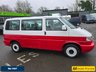 USED 2000 W VOLKSWAGEN CARAVELLE 2.5 TDI Variant SWB 8 Seater in red/white, 121,000 miles, full respray, new wheels, engine & gearbox overhaul, auto, A/C, Bluetooth. NO VAT! APPROVED CARS AND FINANCE ARE PLEASED TO OFFER THIS VOLKSWAGEN CARAVELLE 2.5 VARIANT 8STR SWB TDI 101 BHP IN RED AND WHITE , COMPLETE BODYWORK RESPRAY OF NEW PAINT IN  TWO TONE RED AND WHITE AND NEW WHEELS WITH A ENGINE AND GEARBOX OVERHAUL WITH 121,000 MILES AND A SERVICE HISTORY, 2 OWNER FROM NEW, WITH A GREAT SPEC SUCH AS A FULLY AUTOMATIC GEARBOX, BLUETOOTH CONNECTIVITY, AIR CONDITIONING, AFTERMARKET HEADUNIT, ELECTRIC WINDOWS, HEATED REAR SCREEN, POWER STEERING, STEEL WHEELS, CLOTH INTERIOR
