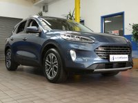 USED 2020 70 FORD KUGA 2.0 TITANIUM ECOBLUE 5d 188 BHP SPECIAL OFFER 12 MONTHS WARRANTY 4WD SAT NAV PART LEATHER CRUISE CONTROL PARKING SENSORS 1 OWNER SERVICE HISTORY 12 MONTHS WARRANTY