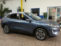 USED 2020 70 FORD KUGA 2.0 TITANIUM ECOBLUE 5d 188 BHP SPECIAL OFFER 12 MONTHS WARRANTY 4WD SAT NAV PART LEATHER CRUISE CONTROL PARKING SENSORS 1 OWNER SERVICE HISTORY 12 MONTHS WARRANTY