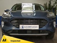 USED 2020 70 FORD KUGA 2.0 TITANIUM ECOBLUE 5d 188 BHP SPECIAL OFFER 12 MONTHS WARRANTY 4WD SAT NAV PART LEATHER CRUISE CONTROL PARKING SENSORS 1 OWNER SERVICE HISTORY 12 MONTHS WARRANTY