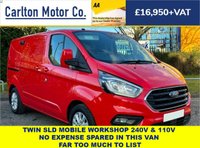 USED 2019 19 FORD TRANSIT CUSTOM 2.0 300 LIMITED [ MOBILE WORKSHOP ] P/V L1 H1 129 BHP Direct to us from lease company