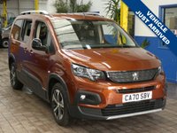 USED 2020 70 PEUGEOT RIFTER 1.5 BLUEHDI S/S GT LINE L 5d 129 BHP 7 SEATS SAT NAV CRUISE CONTROL PARKING SENSORS GENUINE LOW MILEAGE 6 MONTHS GOLD WARRANTY