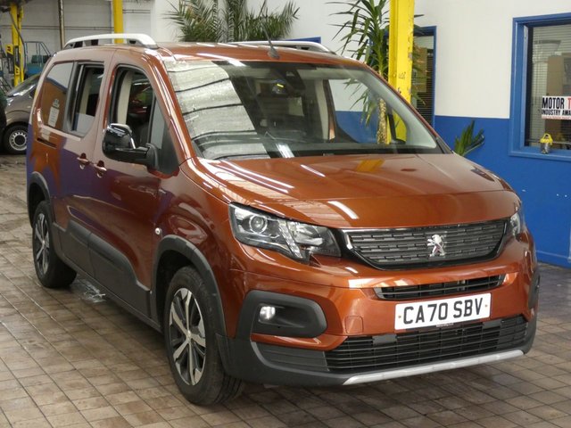 2020 70 Peugeot Rifter 1.5 BLUEHDI S/S GT LINE L 5d 129 BHP