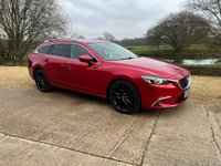 USED 2016 66 MAZDA 6 2.2 D SPORT NAV 5d 148 BHP Estate Camera Sensors Navigation Head Up Display, Heated Seats