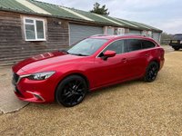 USED 2016 66 MAZDA 6 2.2 D SPORT NAV 5d 148 BHP Estate Camera Sensors Navigation Head Up Display, Heated Seats