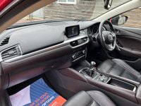 USED 2016 66 MAZDA 6 2.2 D SPORT NAV 5d 148 BHP Estate Camera Sensors Navigation Head Up Display, Heated Seats