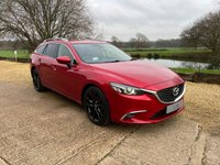 USED 2016 66 MAZDA 6 2.2 D SPORT NAV 5d 148 BHP Estate Camera Sensors Navigation Head Up Display, Heated Seats